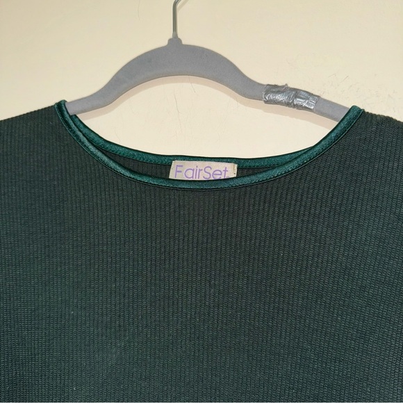 Women’s Vintage Fair Set Brand Dark Green Basic Casual Long Sleeve Shirt Size: M - Picture 11 of 15